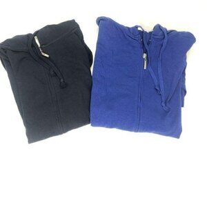Bundle Of Two Blue Zip Hoodies